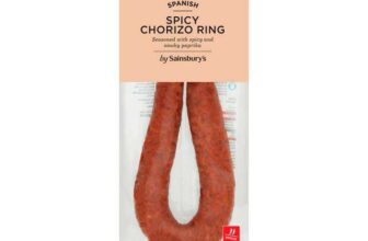 Sainsburys Spanish Chorizo Ring 225g – Nectar Price