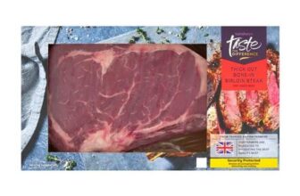 Sainsburys Thick Cut Bone in Sirloin Steak 600g-800g (Nectar)