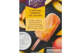Sainsburys Tropical Yoghurt Ice Lollies, Taste the Difference 4 X 73ml