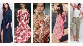 Sale: Up to 50% off e.g. Pleat V-neck Dress Multi Meadow Flowers