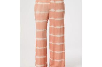 Saloos Wide Trousers with Tie Dye Stripes