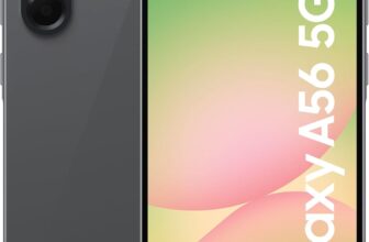 Samsung Galaxy A56 5G Smartphone, Awesome Intelligence, 8GB RAM, 256GB Memory Storage, 50MP Camera, Awesome Graphite, 3 Year Extended Warranty (UK Version)