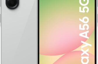 Samsung Galaxy A56 5G Smartphone, Awesome Intelligence, 8GB RAM, 256GB Memory Storage, 50MP Camera, Awesome Lightgrey, 3 Year Extended Warranty (UK Version)