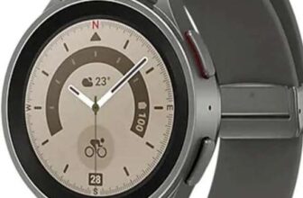Samsung Galaxy Watch5 Pro 45mm SM-R920 Aluminium GPS Smartwatch Silver