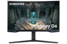 Samsung Odyssey G6 LS27BG650EUXXU 27 Curved Smart Gaming Monitor with Speakers – QHD 2560×1440, 240Hz, 1ms, Height Adjust (Prime Exclusive)