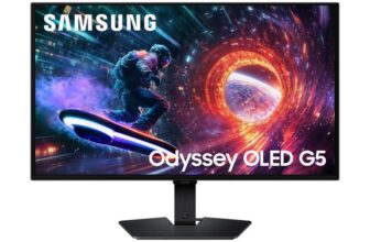 Samsung Odyssey Gaming OLED G5 LS27FG502SUXXU 27 QHD HDR10 1440p Gaming Monitor – 0.03ms, Max 180Hz, 2560×1440 – Big Prime Deal