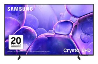 Samsung Smart TV 55 U8000F Crystal UHD 4K TV, Crystal Processor 4K, Motion Xcelerator, Gaming Hub, Knox Security