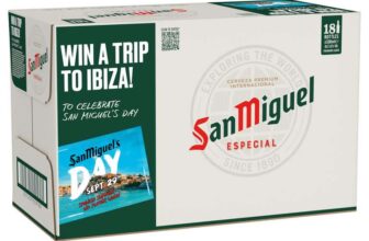 San Miguel Especial Premium Lager beer, 18 x 330ml Bottles – Delayed Dispatch