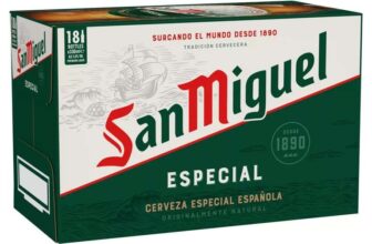 San Miguel Premium Lager Beer Bottles 18x330ml