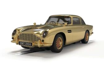 Scalextric C4550A James Bond Goldfinger Aston Martin DB5 – 60th Anniversary Gold Edition – Sold & Shipped by Jadlam Toys & Models