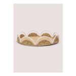 Scallop Edge round Tray