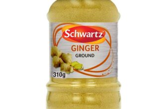 Schwartz Ground Ginger Powder, 100% Pure, Perfect for Indian Curry Sauce, Ready to Use, 310g
