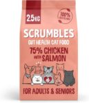 Scrumbles All Natural Dry Cat Food With 75% Chicken and Fresh Salmon 2.5Kg