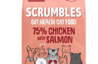 Scrumbles All Natural Dry Cat Food With 75% Chicken and Fresh Salmon 2.5Kg