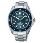 Seiko Prospex Divers 41mm Bracelet Watch Polygonal in Coastline Cobalt Blue SPB483J1