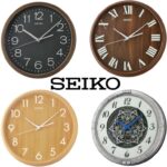 Seiko Wall Clocks Sale Black – £15 / Brown / Light Brown – £18 / Seiko Digital LCD Clock – £11