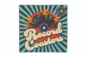 Set Of 4 Record Coasters