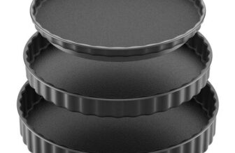 Set of 3 Cupboard Lazy Susans Rotating Turntables, Black