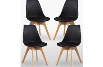 Set of 4 Scandinavian Dining Chairs
