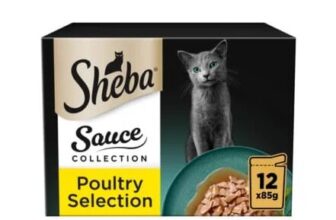 Sheba Sauce Collection Adult Wet Cat Food&nbspPouch Poultry Selection 12 X 85g