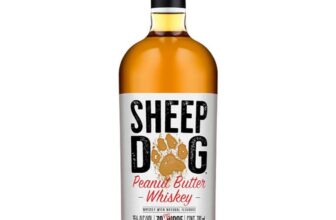 Sheep Dog Peanut Butter Whiskey Liqueur, 70cl, 35% ABV