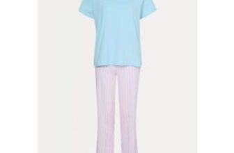 Short Sleeve Striped Pyjamas