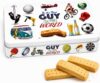 Shortbread Biscuits Tin for Mens Gifts – To The Best Guy in The World Tin Filled with Scottish Shortbread Fingers 300g & Topline Card. Biscuits Gift Set for Husband or Dad Birthday Gifts, Fathers Day