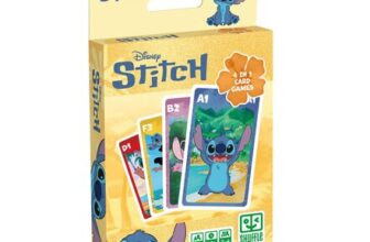 Shuffle 4-in-1 Stitch Card Game: 7 Families, Disney