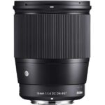 Sigma 16mm f1.4 DC DN Contemporary lens ( Canon RF-S / Fuji X-Mount Pre-order / APS-C / Three Year Warranty )