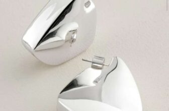 Silver Tone Chunky Statement Earrings – Free C&C