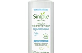 Simple Water Boost Micellar Cleansing Water Make-up Remover Sensitive Skin X6