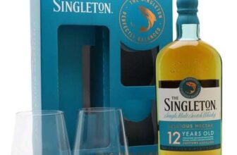 Singleton of Dufftown 12 Year Old 2 Glass Set Speyside Single Malt Scotch Whisky Distillery Bottling 70cl / 40%
