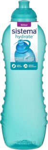Sistema Squeeze Twist n Sip Sports Water Bottle 620 ml Leakproof Kids Water Bottle BPA-Free Assorted Colours (Not Selectable) 1 Count
