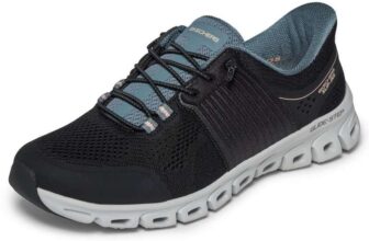 Skechers Womens Glide-Step Stargaze Slip-in Trainers – Only Black/7 UK
