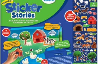 Skillmatics Activity Kit – Creative Storytelling & Skill Building with 150 Reusable Stickers, Educational, Mess-Free Fun, Preschool & Kindergarten Toy, Gifts for Kids Ages 3, 4, 5, 6, 7