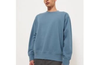 Slate Blue Crew Neck Sweatshirt XXXL