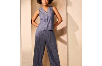 Sleeveless V-Neck Waistcoat