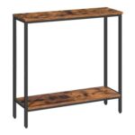 Slim Hallway Console Table with Shelf