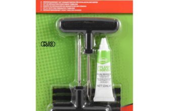 Slime 20500 Car Tyre Repair Reamer Plug Kit, Medium Heavy Duty Strings, T Handle Type and Plug Bond, 8 Piece Set
