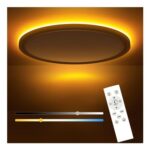 Slochi Dimmable LED Ceiling Light with Remote, 29 Cm, 3000-6500K