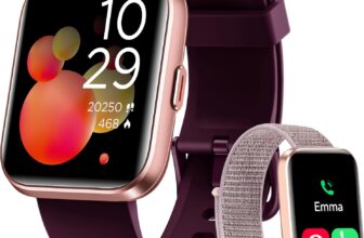 Smart Watches for Women (Answer/Make Call), 2 Straps, Alexa Built-in, 1.85 HD Fitness Watch with Heart Rate Sleep SpO2 Monitor, 120 Sports Modes, 3ATM Waterproof Smart Watch for Women iPhone Android