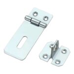 Smith & Locke Hasp & Staple Silver Zinc-Plated 90mm – Free C&C