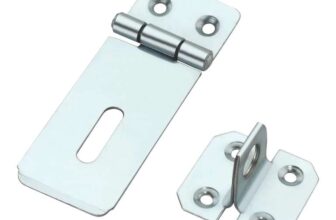 Smith & Locke Hasp & Staple Silver Zinc-Plated 90mm – Free C&C