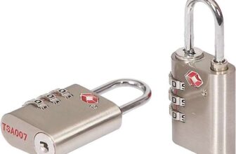 Smith & Locke Zinc Combination Padlock (H)36mm (W)30mm, Pack of 2 free C&C only