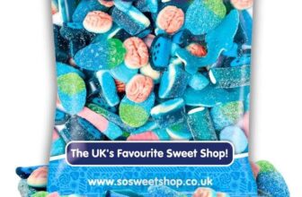 SoSweet Blue Sweet Mix 1kg Bulk Bag Fruity Blue-Themed Pick & Mix Sweets (Part of £10 Off £69)