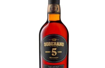 Soberano 5 Reserva – Spanish Brandy, 5 Year Aged Brandy in American Oak Casks, 36% ABV – 70cl