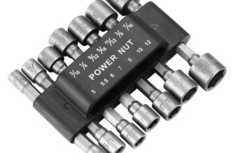 Socket Nut Driver Set, Hex Drill Bits Sets, Impact Driver Socket Adapter Metric for Hand Drill, Electric Screwdriver, Wrench (14)
