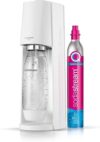 SodaStream – Terra Sparkling Water Maker, Quick Connect CO2 system, Includes 60L Gas Cylinder, BPA-Free 1L Bottle, Eco-Friendly & Reduces Plastic Waste, White
