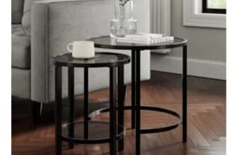 Sofia Glass Nest of Tables
