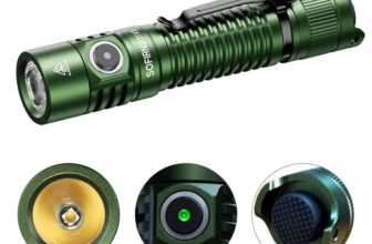 Sofirn 1200 Lumens Tactical Torch Led Flashlight with Dual Switches SP31 V3 519A USB C Sold by 77 Outdoor / FBA Prime Deal